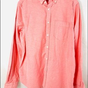 Nautica Mens Classic Fit Oxford Shirt-Coral Dream